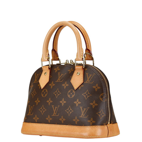 ルイ ヴィトン モノグラム アルマBB ハンドバッグ ショルダーバッグ 2WAY M53152 ブラウン PVC レザー レディース LOUIS VUITTON 【中古】