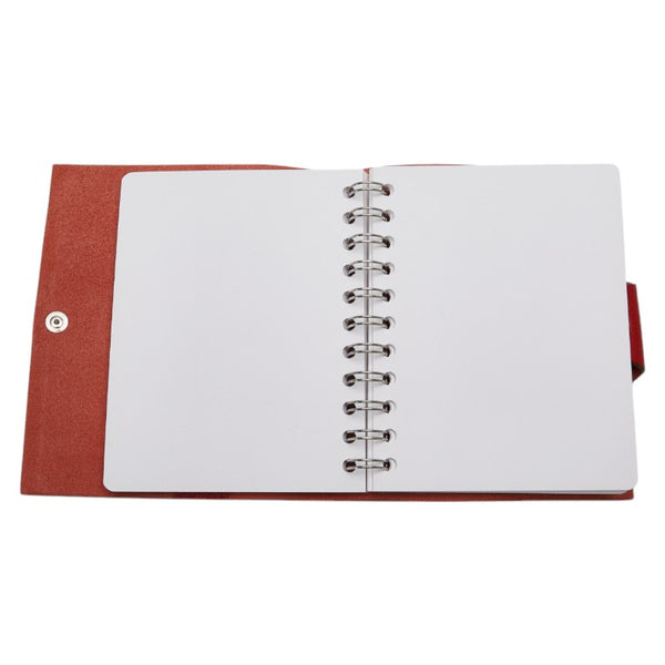 エルメス ユリスPM 手帳カバー 11穴 レッド トゴ レディース HERMES 【中古】