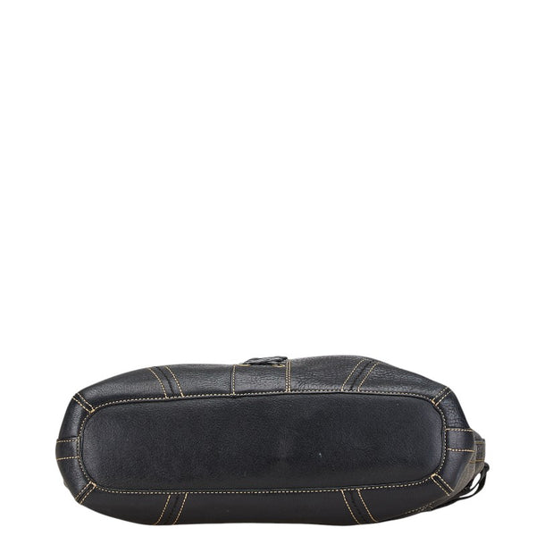 コーチ トートバッグ ワンショルダーバッグ 10400 ブラック レザー レディース COACH 【中古】