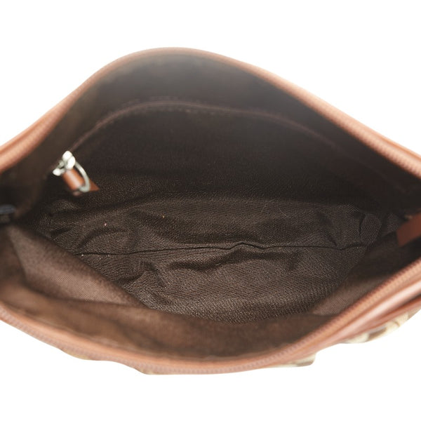 コーチ シグネチャー ショルダーバッグ F42835 ベージュ キャンバス レザー レディース COACH 【中古】