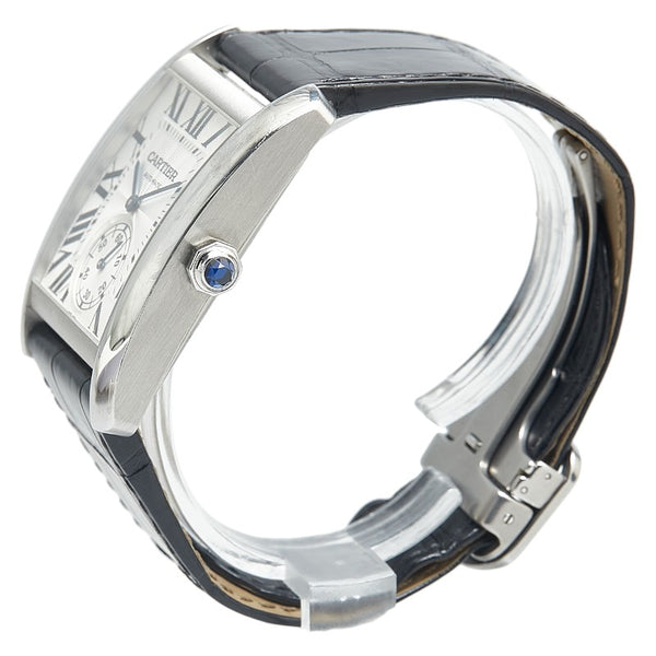 カルティエ タンクMC スモールセコンド 腕時計 W5330003 自動巻き シルバー文字盤 ステンレススチール メンズ CARTIER 【中古】