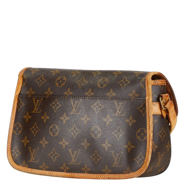 ルイ ヴィトン モノグラム ソローニュ 斜め掛け ショルダーバッグ M42250 ブラウン PVC レザー レディース LOUIS VUITTON 【中古】