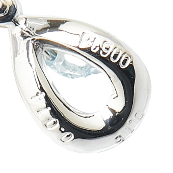 Pt900 プラチナ ダイヤ0.30ct ダイヤ0.028ct ピアス レディース 【中古】