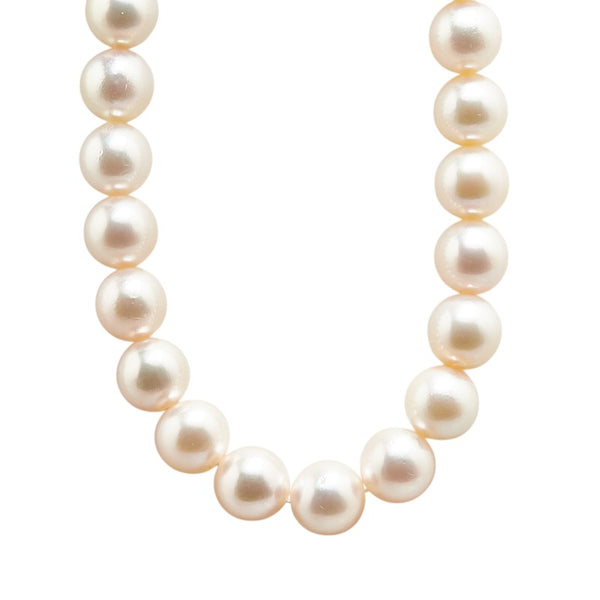 スターリングシルバー アコヤパール7～7.5mm ネックレス レディース 【中古】