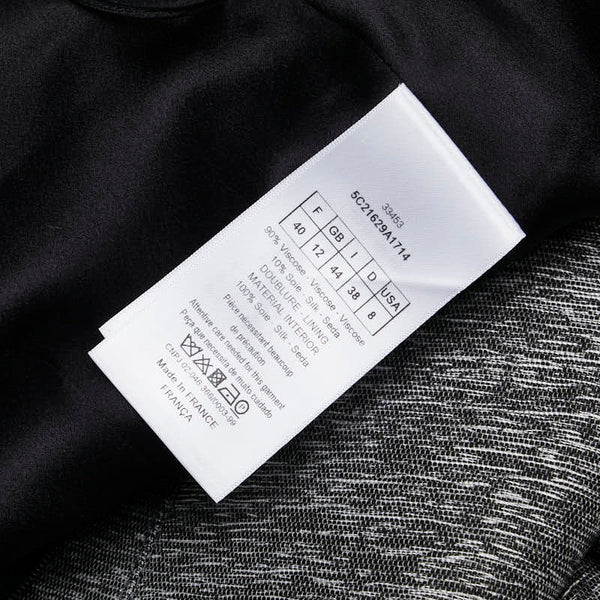 ディオール Vネック 半袖ワンピース サイズ:40 グレー レーヨン シルク レディース Dior 【中古】