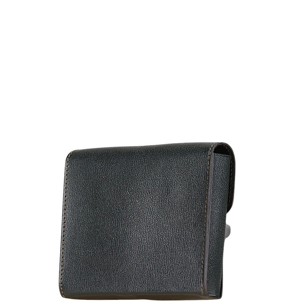 エルメス ポーチ ブラック レザー レディース HERMES 【中古】