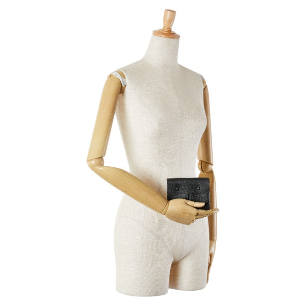 エルメス ポーチ ブラック レザー レディース HERMES 【中古】