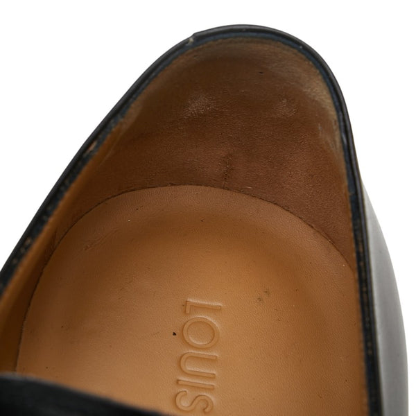 ルイ ヴィトン オックスフォード ビジネス シューズ サイズ:6 1/2 ブラック レザー メンズ LOUIS VUITTON 【中古】