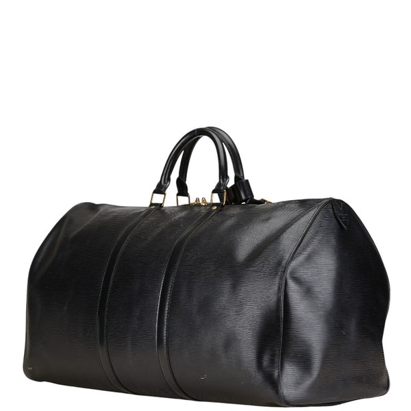 ルイ ヴィトン エピ キーポル55 ボストンバッグ トラベルバッグ M59052 ノワール ブラック レザー レディース LOUIS VUITTON 【中古】