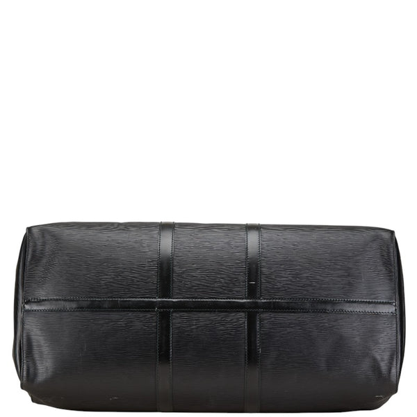 ルイ ヴィトン エピ キーポル55 ボストンバッグ トラベルバッグ M59052 ノワール ブラック レザー レディース LOUIS VUITTON 【中古】