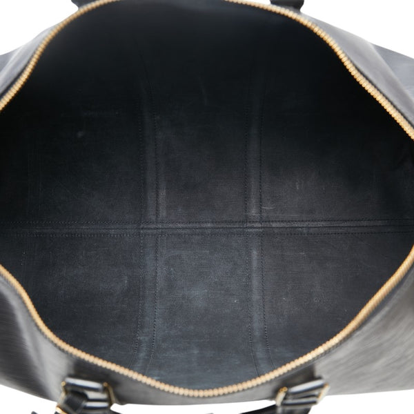 ルイ ヴィトン エピ キーポル55 ボストンバッグ トラベルバッグ M59052 ノワール ブラック レザー レディース LOUIS VUITTON 【中古】