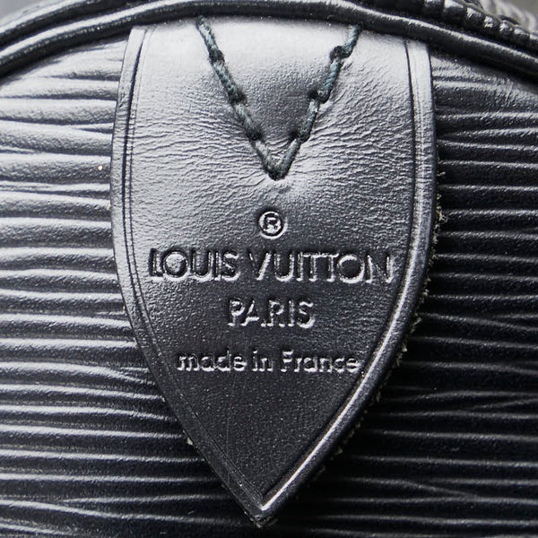 ルイ ヴィトン エピ キーポル55 ボストンバッグ トラベルバッグ M59052 ノワール ブラック レザー レディース LOUIS VUITTON 【中古】