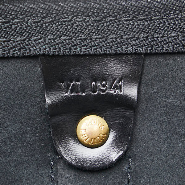 ルイ ヴィトン エピ キーポル55 ボストンバッグ トラベルバッグ M59052 ノワール ブラック レザー レディース LOUIS VUITTON 【中古】
