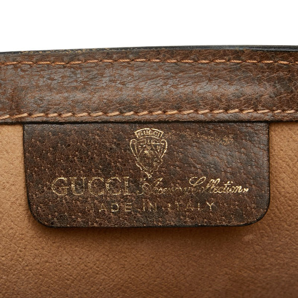 グッチ GGスプリーム シェリーライン クラッチバッグ セカンドバッグ 41 014 3087 30 ベージュ ブラウン PVC レザー レディース GUCCI 【中古】