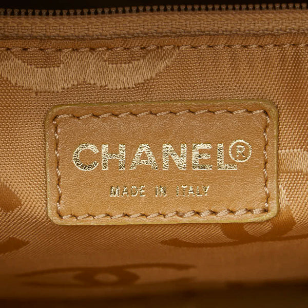 シャネル マトラッセ ワイルドステッチ ハンドバッグ ベージュ ラムスキン レディース CHANEL 【中古】