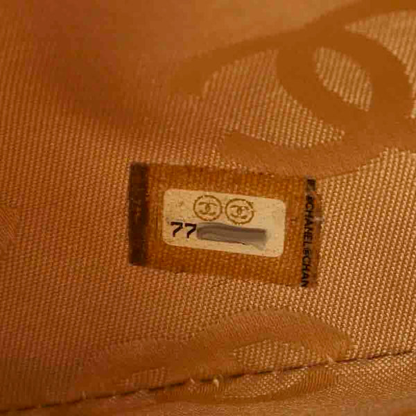シャネル マトラッセ ワイルドステッチ ハンドバッグ ベージュ ラムスキン レディース CHANEL 【中古】