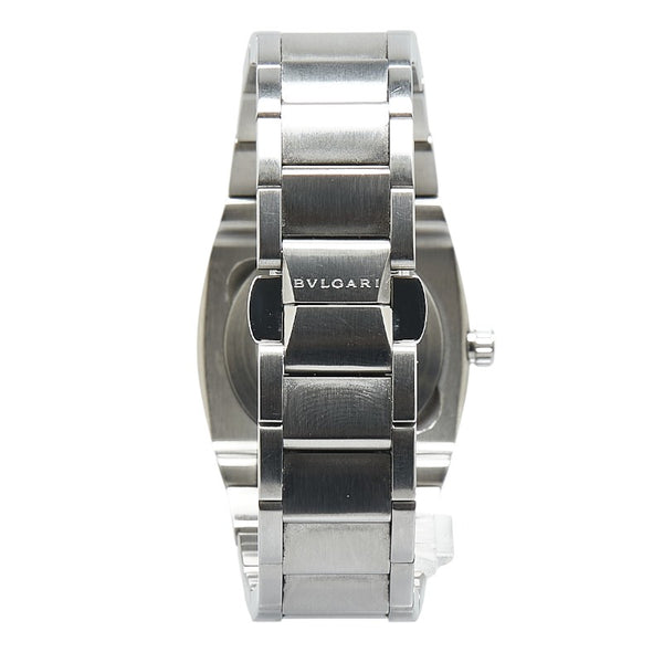 ブルガリ エルゴン 腕時計 EG30S クオーツ ブラック文字盤 ステンレススチール メンズ BVLGARI 【中古】