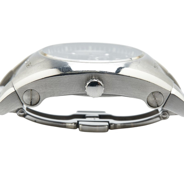 ブルガリ エルゴン 腕時計 EG30S クオーツ ブラック文字盤 ステンレススチール メンズ BVLGARI 【中古】