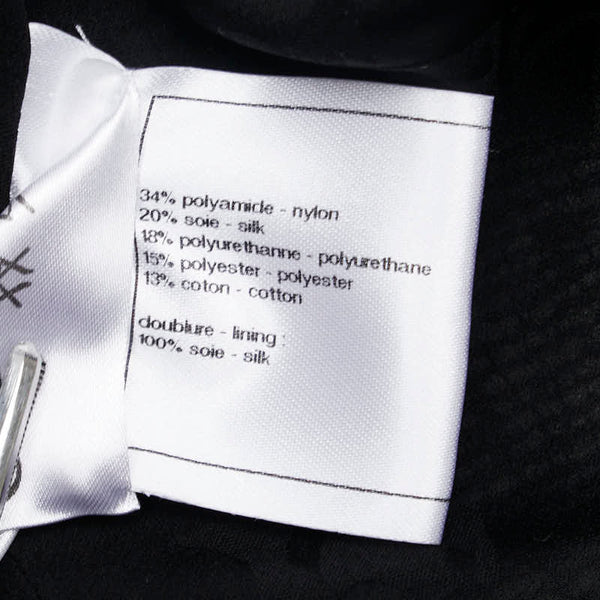 シャネル ツイード ノーカラージャケット ココマークボタン ジャケット スカート セットアップ サイズ：40 ブラック ホワイト ナイロン シルク ポリウレタン レディース CHANEL 【中古】