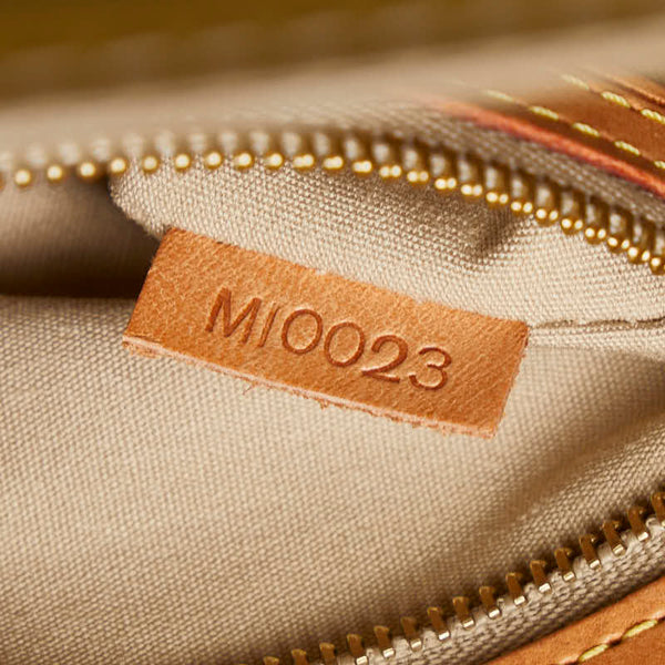 ルイ ヴィトン モノグラム ヴェルニ リードPM ハンドバッグ M91144 ベージュ パテントレザー レディース LOUIS VUITTON 【中古】