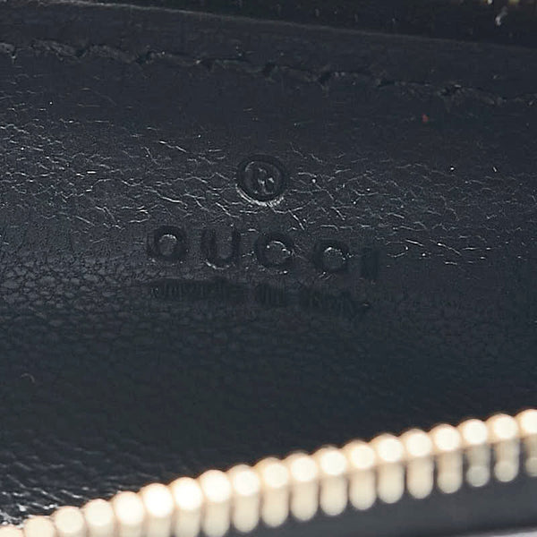 グッチ グッチシマ ペンケース 256579 ブラック レザー レディース GUCCI 【中古】