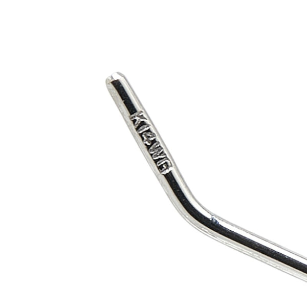 K14WG ホワイトゴールド キュービックジルコニア ピアス レディース 【中古】
