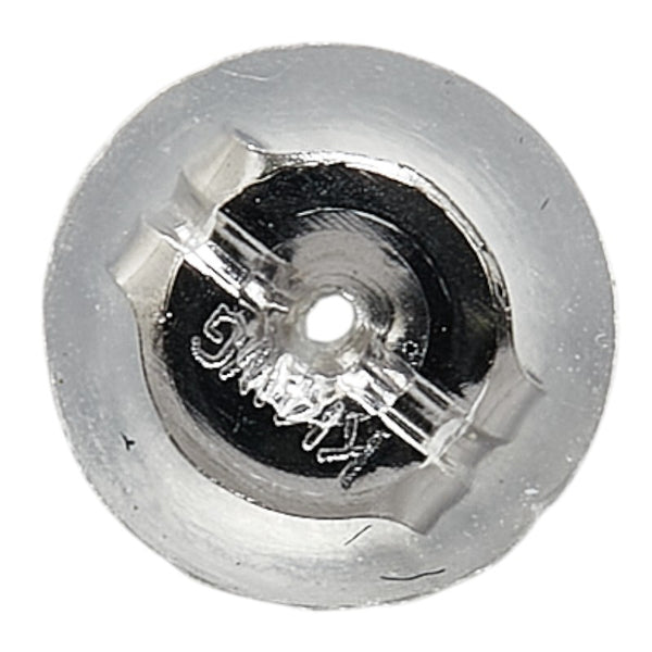 K14WG ホワイトゴールド パール8.1mm ピアス レディース 【中古】