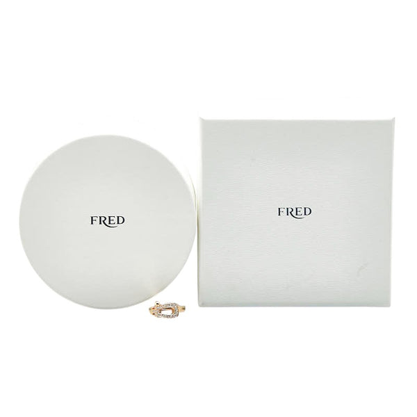 フレッド フォース10 ミディアム リング 指輪 #47 K18PG ピンクゴールド レディース FRED 【中古】
