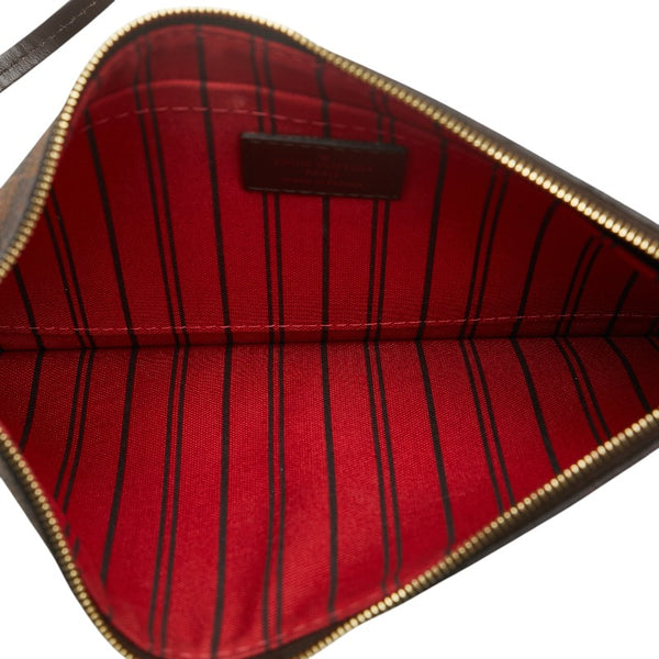 ルイ ヴィトン ダミエ ネヴァーフルGM トートバッグ N41357 ブラウン PVC レザー レディース LOUIS VUITTON 【中古】