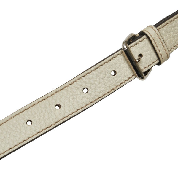 グッチ ソーホー インターロッキングG ハンドバッグ ショルダーバッグ 2WAY 368602 ホワイト レザー レディース GUCCI 【中古】