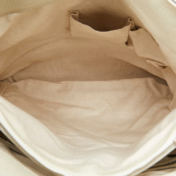 グッチ ソーホー インターロッキングG ハンドバッグ ショルダーバッグ 2WAY 368602 ホワイト レザー レディース GUCCI 【中古】