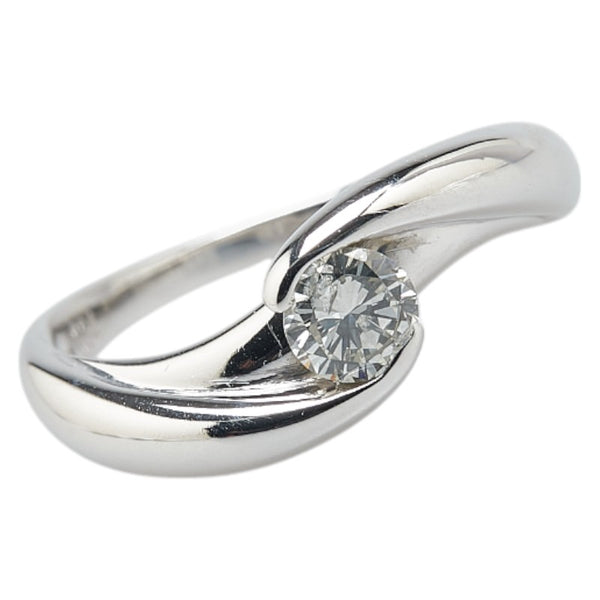 Pt900 プラチナ ダイヤ0.34ct リング 指輪 レディース 12号 【中古】