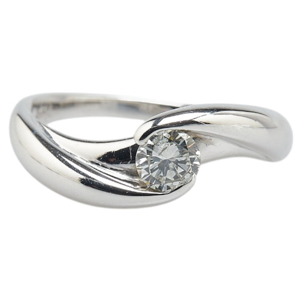 Pt900 プラチナ ダイヤ0.34ct リング 指輪 レディース 12号 【中古】