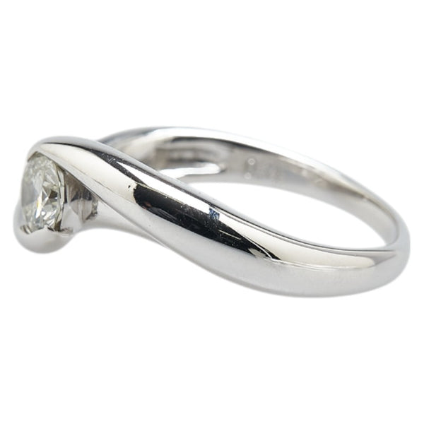 Pt900 プラチナ ダイヤ0.34ct リング 指輪 レディース 12号 【中古】