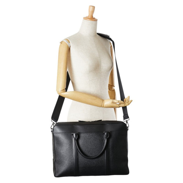 コールハーン トライボロ ビジネスバッグ ショルダーバッグ 2WAY F12375 ブラック レザー メンズ COLE HAAN 【中古】