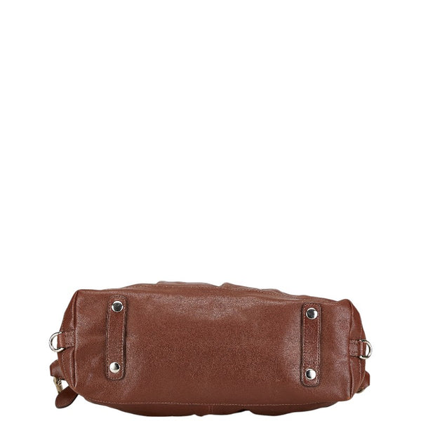 コーチ ハンドバッグ ショルダーバッグ 2WAY F15445 ブラウン レザー レディース COACH 【中古】