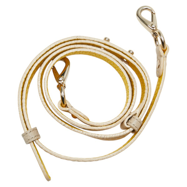 ケイトスペード バイカラー ハンドバッグ ショルダーバッグ 2WAY ベージュ イエロー レザー レディース Kate Spade 【中古】