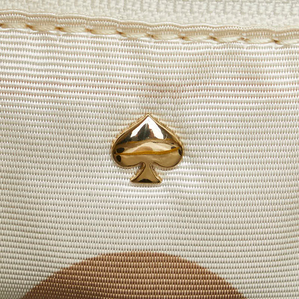 ケイトスペード バイカラー ハンドバッグ ショルダーバッグ 2WAY ベージュ イエロー レザー レディース Kate Spade 【中古】