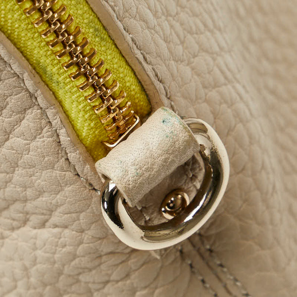 ケイトスペード バイカラー ハンドバッグ ショルダーバッグ 2WAY ベージュ イエロー レザー レディース Kate Spade 【中古】