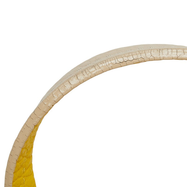 ケイトスペード バイカラー ハンドバッグ ショルダーバッグ 2WAY ベージュ イエロー レザー レディース Kate Spade 【中古】