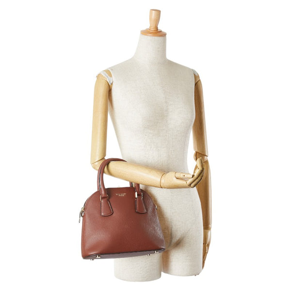 ケイトスペード ハンドバッグ シナモンスパイス ブラウン レザー レディース Kate Spade 【中古】