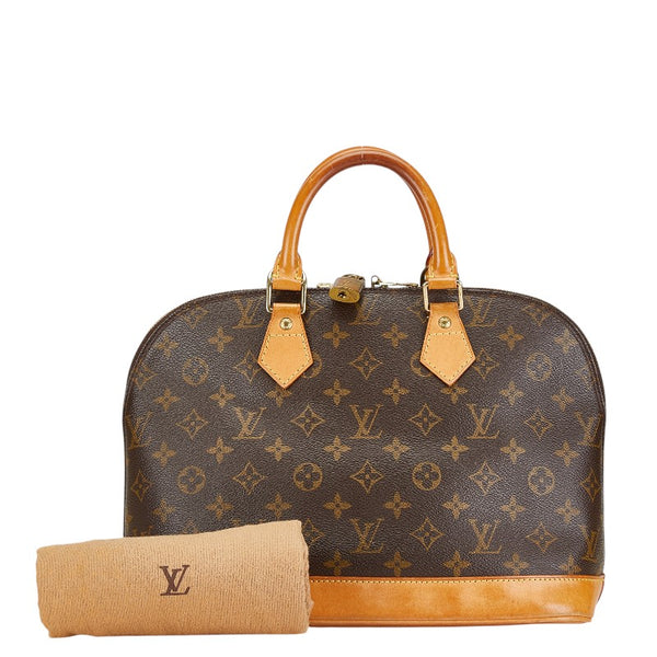 ルイ ヴィトン モノグラム アルマPM ハンドバッグ M51130 ブラウン PVC レザー レディース LOUIS VUITTON 【中古】