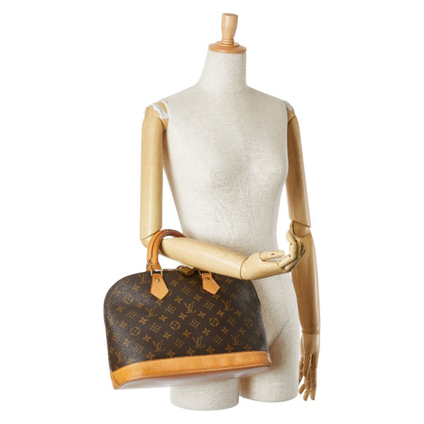 ルイ ヴィトン モノグラム アルマPM ハンドバッグ M51130 ブラウン PVC レザー レディース LOUIS VUITTON 【中古】