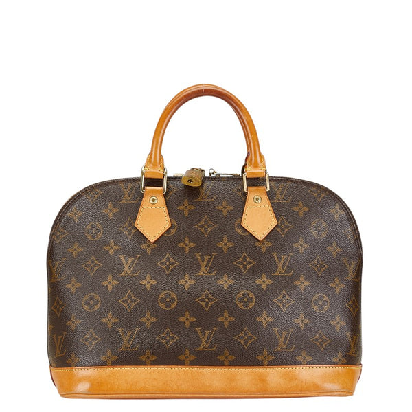 ルイ ヴィトン モノグラム アルマPM ハンドバッグ M51130 ブラウン PVC レザー レディース LOUIS VUITTON 【中古】