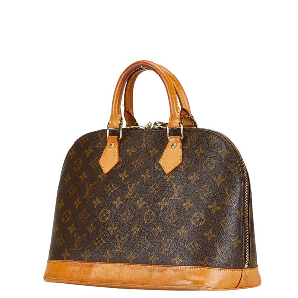 ルイ ヴィトン モノグラム アルマPM ハンドバッグ M51130 ブラウン PVC レザー レディース LOUIS VUITTON 【中古】
