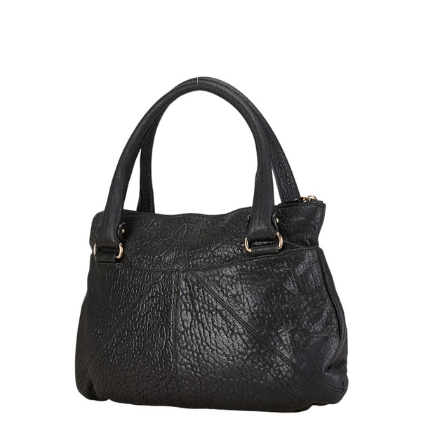 サルヴァトーレフェラガモ ガンチーニ ハンドバッグ BW-21 B105 ブラック レザー レディース Salvatore Ferragamo 【中古】