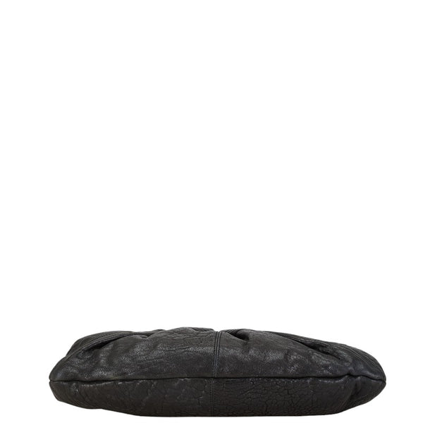 サルヴァトーレフェラガモ ガンチーニ ハンドバッグ BW-21 B105 ブラック レザー レディース Salvatore Ferragamo 【中古】