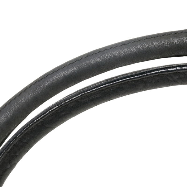 サルヴァトーレフェラガモ ガンチーニ ハンドバッグ BW-21 B105 ブラック レザー レディース Salvatore Ferragamo 【中古】