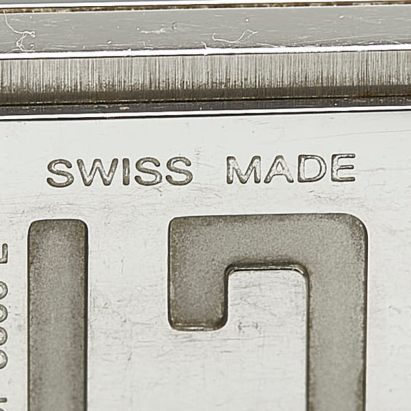 グッチ Gスクエア 腕時計 3600L クオーツ シルバー文字盤 ステンレススチール レディース GUCCI 【中古】