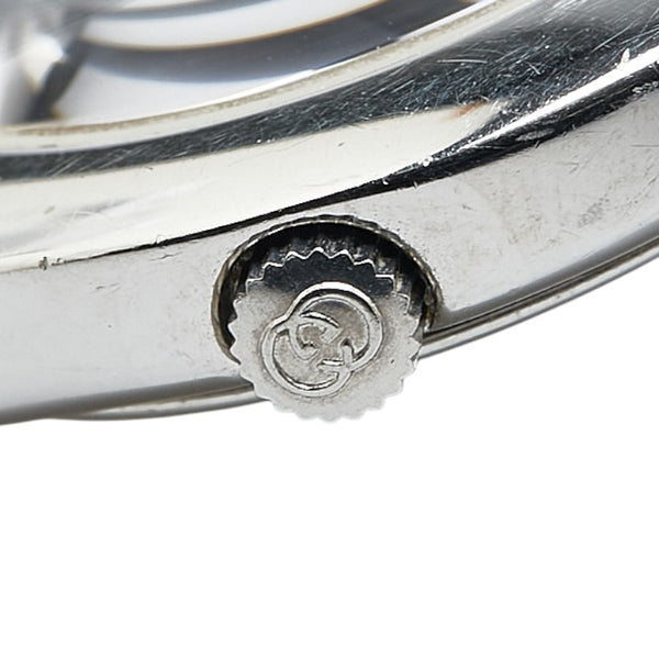 グッチ 腕時計 6700L クオーツ ブラック文字盤 ステンレススチール レディース GUCCI 【中古】